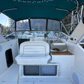 Exterior boat detailing with ceramic coating for salt and oxidation resistance